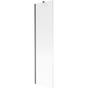 Mexen Next преграда за вана 1-крилна 50 x 150 см, райета, четка в цвят gun gray - 895-050-000-00-09-66 (895-050-000-00-09-66)