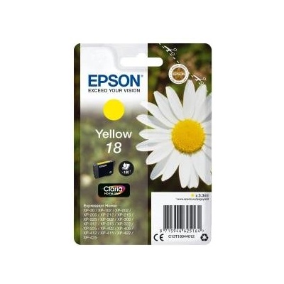 Epson Оригиална касета за мастило Epson Cartucho 18 amarillo Жълт