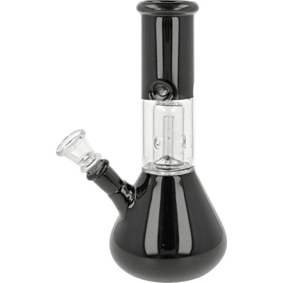 Super Heroes Skleněný bong s perkolací Black Ice 22cm – Sleviste.cz