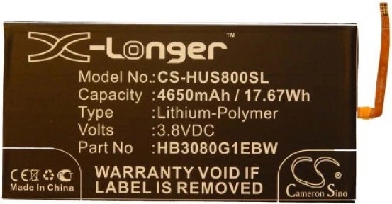 MPS Батерия за Huawei MediaPad M1 / T1, HB3080G1EBW, 4800 mAh (18697)