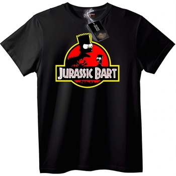 NOONEBRAND Тениска Jurassic Bart - 7XL, White