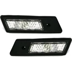  Кристални мигачи за bmw e36 / e34 / e32 (91-99) - черни (sb01b)
