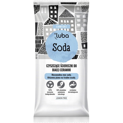 LUBA Čistící ubrousky se sodou Koupelna 24 ks