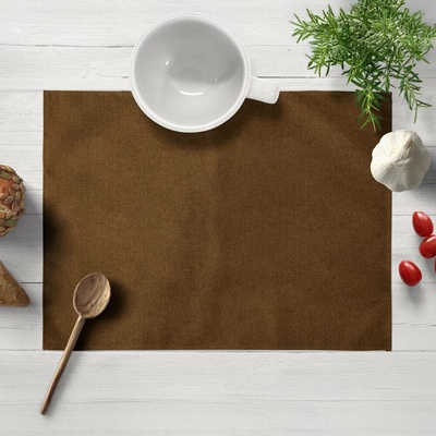 Biante Prostírání /imitace broušené kůže Alcantara ALC-017 Hnědé rezavé 35x45 cm