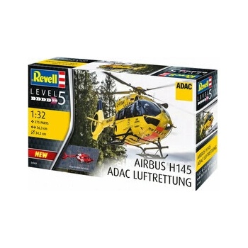 Revell vrtulník H-145 ADAC/REGA Plastic ModelKit 04969 1:32