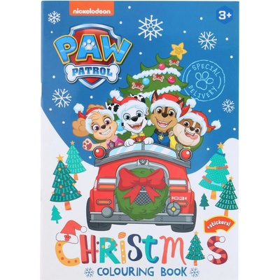 Omaľovánka Paw Patrol Christmas 32str.-MOVEO