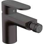 Hansgrohe Vernis Blend - Смесител за биде с изпразнител, черен мат 71210670 (71210670)