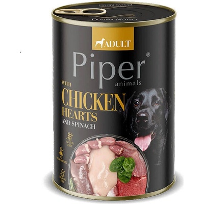 Piper dog Kuracie srdiečka s hnedou ryžou 400 g