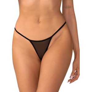 Obsessive Ezmee Thong Black S/M