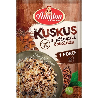Amylon bez lepku Kuskus s příchutí čokoláda 75 g