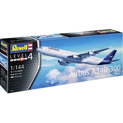 Revell Airbus A340 300 Lufhansa New Livery 1:144