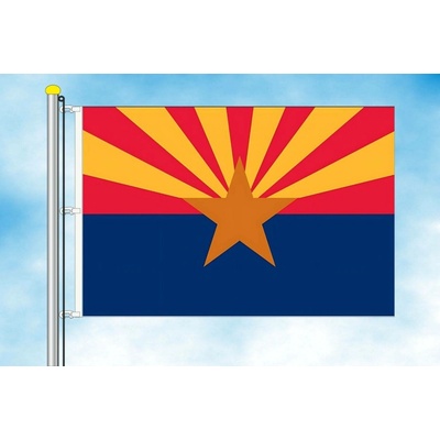 LIBEA, s.r.o. Arizona vlajka Rozměr: 40×60 cm, Uchycení: Karabiny na stožár