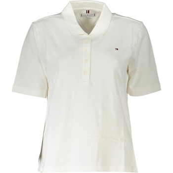 Tommy Hilfiger Polo Maniche Corte Donna Bianco