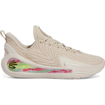 Under Armour Баскетболни кецове Under Armour Men's Curry 12 Basketball Trainers - Sand/Wht/Blk