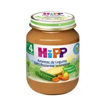 HiPP Био пюре от различни зеленчуци hipp, 4+ месеца, 125гр