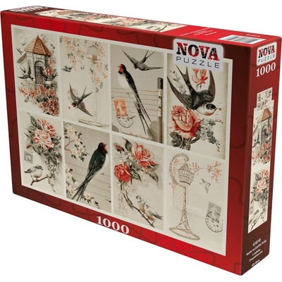 Nova Puzzle Пъзел Nova puzzle от 1000 части - Винтидж колаж (41010)