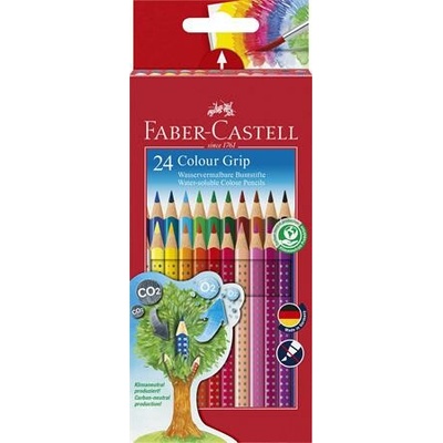 Faber Castell Grip 2001 farebné ceruzky trojhranný tvar 24 rôznych farieb