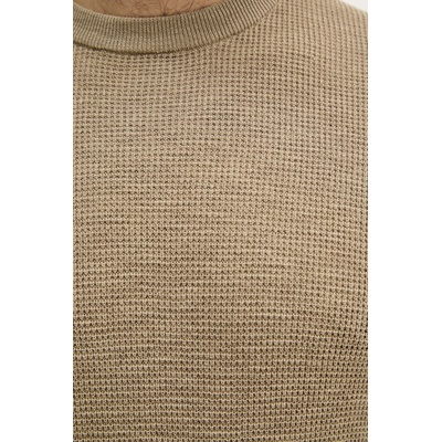 Benetton пуловер мъжки с добавен лен (1DC3U10BK)
