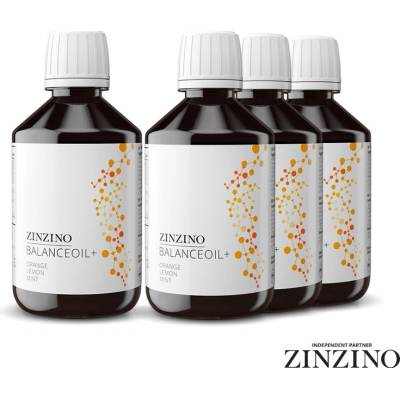 Zinzino 4 x Balance olej Pomaranč citrón mäta 300 ml