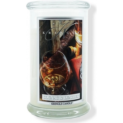 Kringle Candle Cognac & Leather 624 g