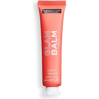 Revolution Beauty RELOVE By Revolution Glam Balm Lip Balm Pretty Peach Балсам за устни 15ml