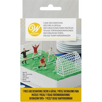 Wilton dekoračné figúrky - futbal Wilton Materiál:: Plast, Počet kusov:: 7
