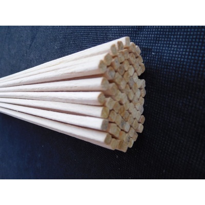 Špejle na cukrovou vatu lipové 4x4x300mm 100 Ks – Sleviste.cz