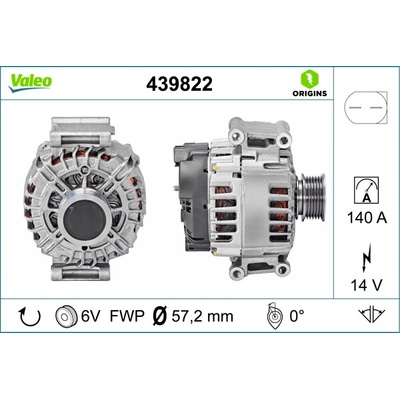 Alternátor VALEO 439822