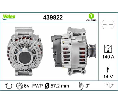 Alternátor VALEO 439822