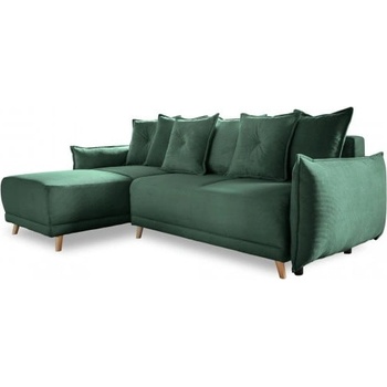 Miuform Зелен велурен разтегателен диван (променлив) Lazy Lukka - Miuform (1818ON35)