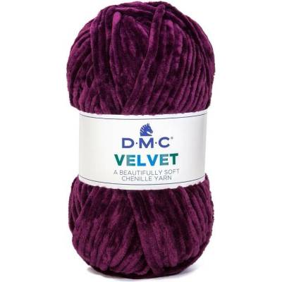 Příze žinylková VELVET od DMC 100g, purpurová