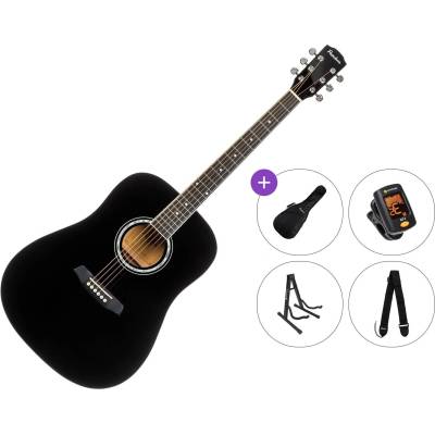 Pasadena PD-10 Premium SET Black Акустична китара
