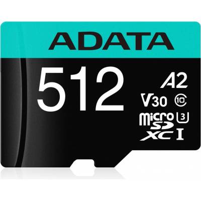 ADATA MicroSDXC 512 GB AUSDX512GUI3V30SA2-RA1