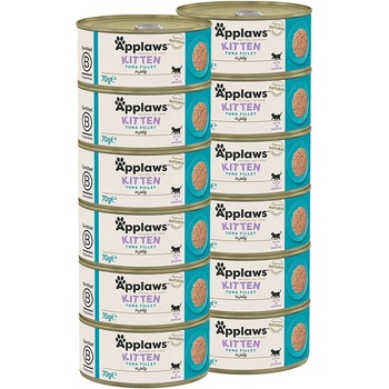 Applaws Kitten Консерва за котенца с риба тон в желе 12 x 70 г
