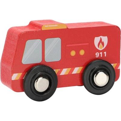 Smart Baby Дървена играчка Smart Baby - Пожарна (ACT300-1)