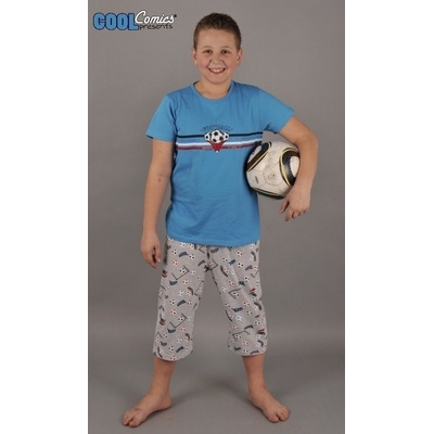 Chlapecké pyžamo Fotbal modré