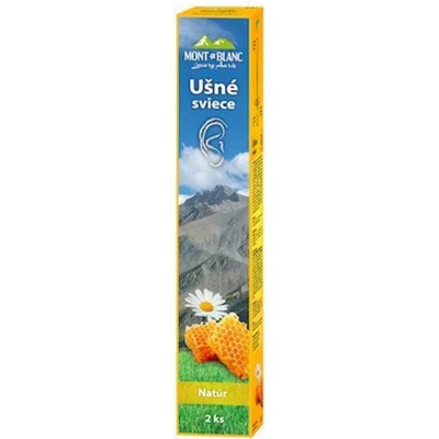 Mont Blanc Luxury Auris ušné sviečky natur 2 ks
