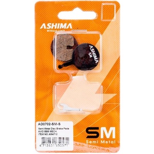 ASHIMA Накладки ASHIMA, AD0702-SM-S w/spring (AM4712)