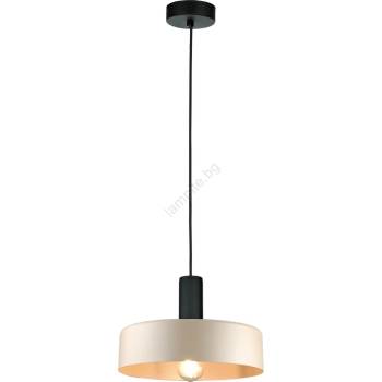Keter Lighting Пендел LATTE 1xE27/60W/230V бежов/черен (KE0115)