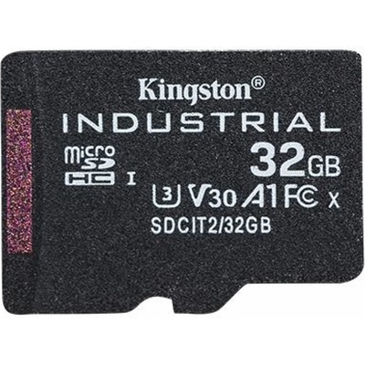 Kingston microSDHC Industrial 32GB UHS-1/CL10 (SDCIT2/32GBSP)