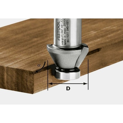Festool 490090 fazetovací fréza tvrdokov Vonkajší Ø 27 mm