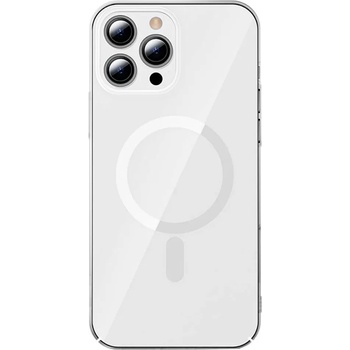 Baseus Crystal Magnetic Case (ARJT010202) - поликарбонатов кейс с MagSafe за iPhone 13 Pro Max (прозрачен)