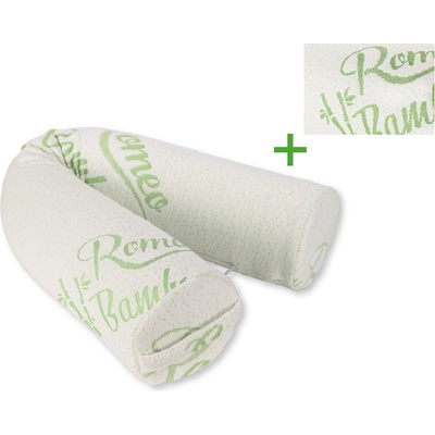 Romeo Tvarovateľný valec FLEXI MEMORY BAMBOO 68x10 + náhradná obliečka BAMBOO