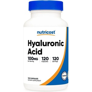 Nutricost Коса и кожа - Хиалуронова киселина, 100 mg x 120 капсули (70720 (267101) NC)
