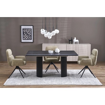 Halmar Разтегателна трапезна маса bolero черно