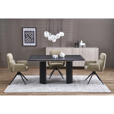 Halmar Разтегателна трапезна маса bolero черно