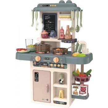 ECOTOYS Детска кухня със звуци, led, вода, парогенератор, ecotoys, над 3 години (hc483303)