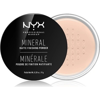 NYX Professional make-up Mineral Finishing Powder minerálny púder Medium/Dark 8 g