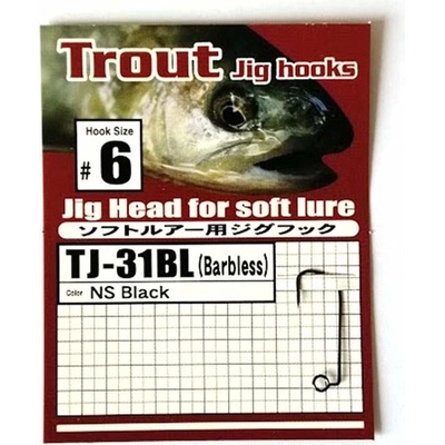 VANFOOK Trout Jig Hooks veľ.6 25ks
