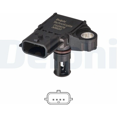 Senzor tlaku sacího potrubí DELPHI PS20076-12B1 (PS2007612B1)